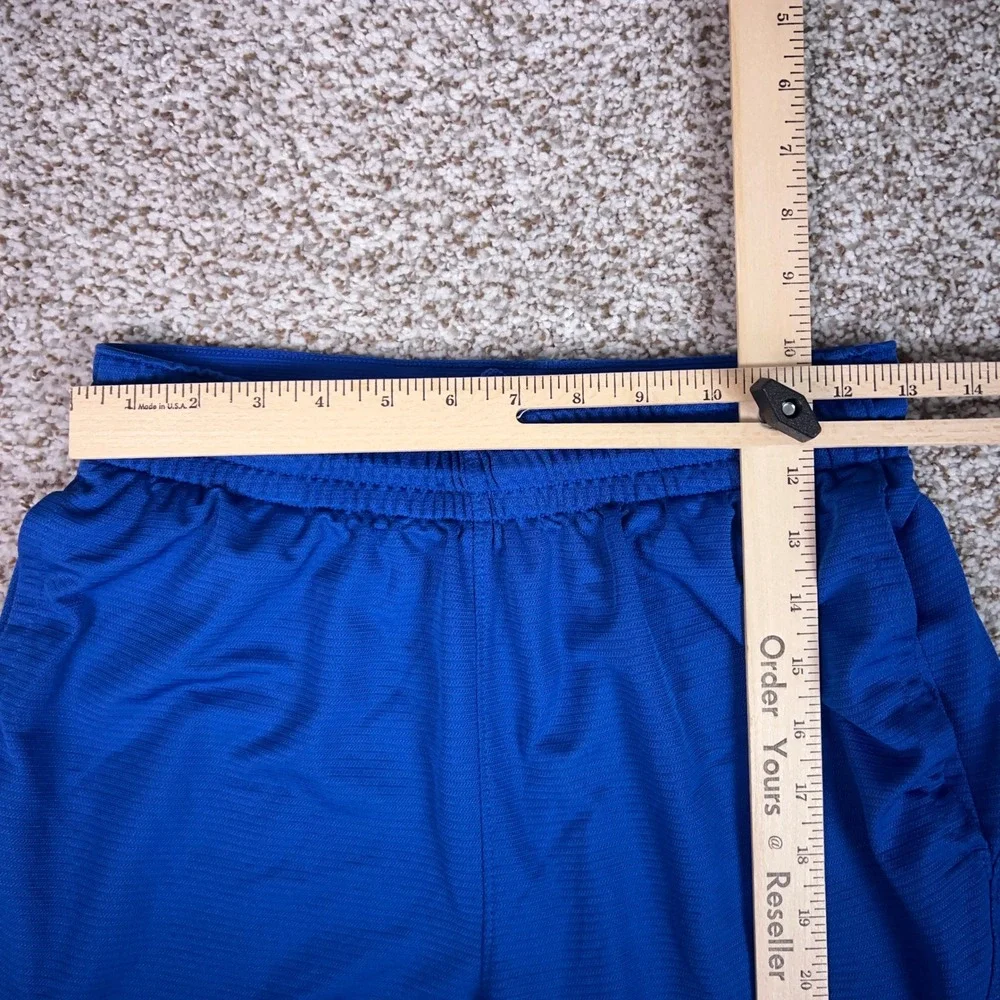 Nike Shorts Mens Medium Blue Gym Athletic Swoosh Logo Dri-FIT Basketball Sport